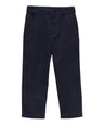 Boy's Navy Uniform Twill Pants - Navy, Flat Front, Adjustable Waist, 5-16 (1 Pair)