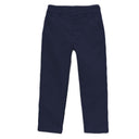 Boy Uniform Skinny Fit Pants - Navy, Grey, Khaki, Black, Adjustable Waist, Sizes 5-16 (1 Pair)