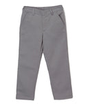 Boy Uniform Skinny Fit Pants - Navy, Grey, Khaki, Black, Adjustable Waist, Sizes 5-16 (1 Pair)