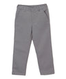 Boy Uniform Skinny Fit Pants - Navy, Grey, Khaki, Black, Adjustable Waist, Sizes 5-16 (1 Pair)