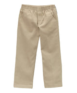 Boy's Grey Uniform All Elastic Waist Pull-On Pants - Grey, School Uniform Bottoms (4-12)