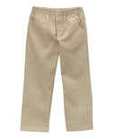 Boy's Uniform All Elastic Waist Pull-On Pants - Navy, Khaki, Black, Grey, Hunter Green, Pull-On, Elastic Waist (4-12)