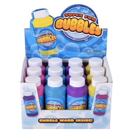 Bubble Bottle 4oz (12 Pc Display)