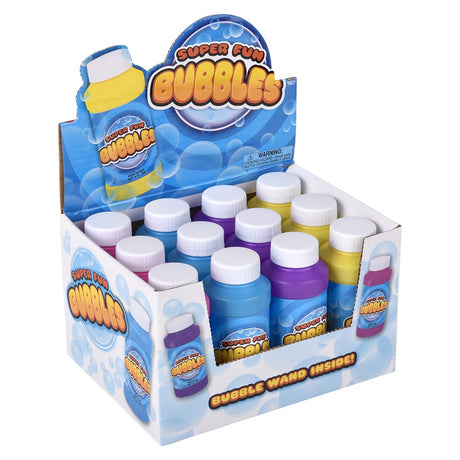 Bubble Bottle 4oz (12 Pc Display)