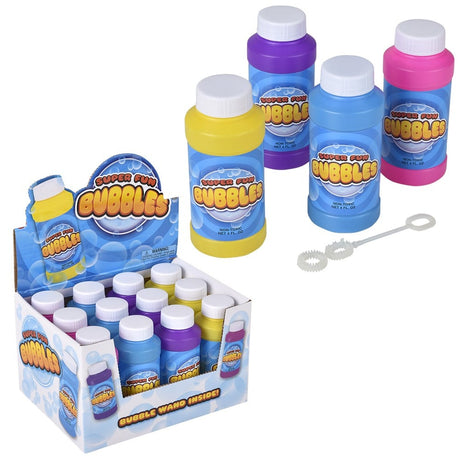 Bubble Bottle 4oz (12 Pc Display)
