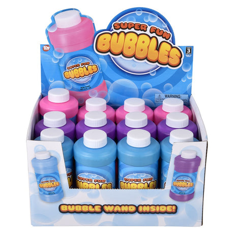 Bubble Bottle 8oz (12 Pc Display)