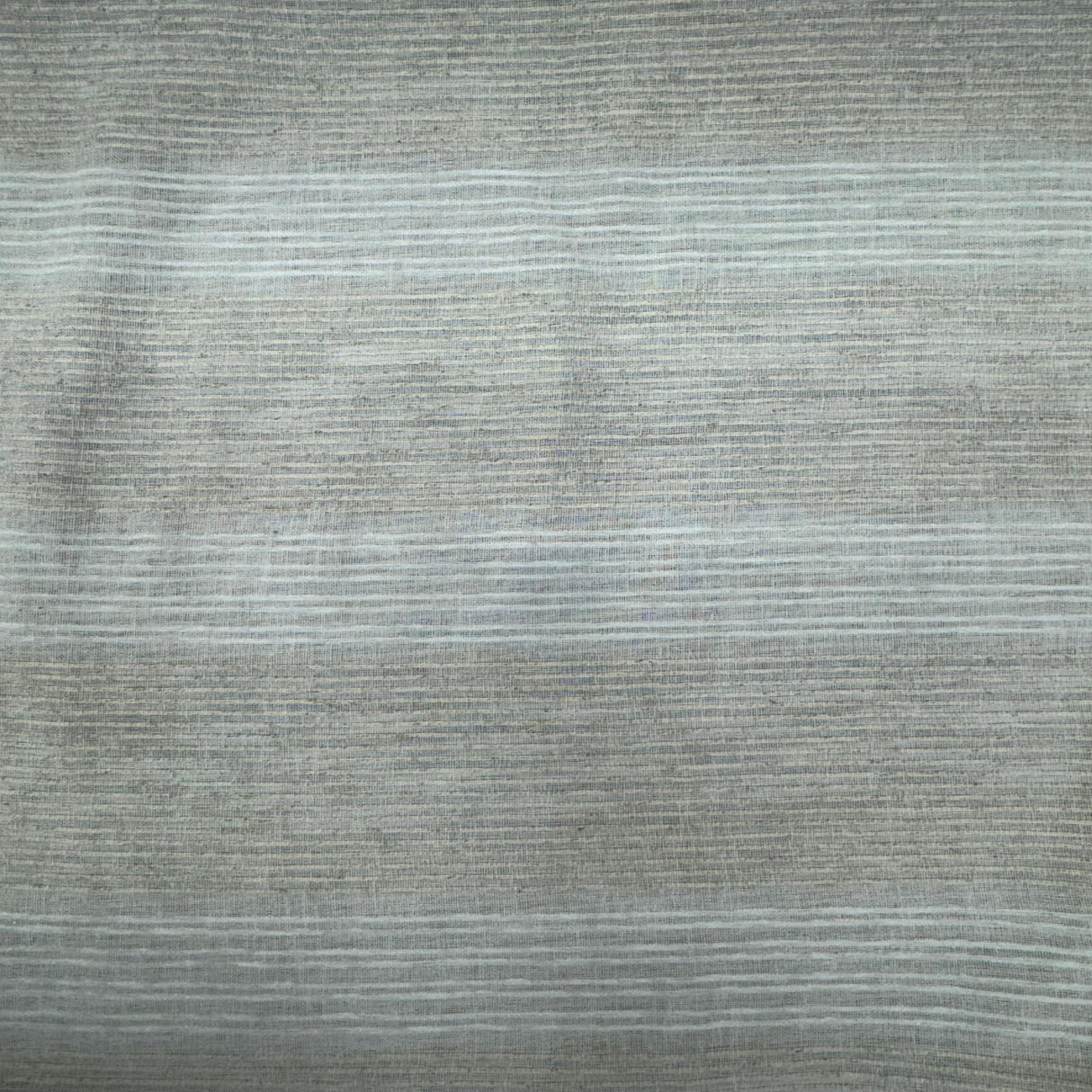 Budah Sheer Polyester Fabric - Striped Ivory, 118" Width (1 Yard)