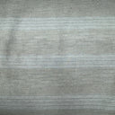 Budah Sheer Polyester Fabric - Striped Ivory, 118" Width (1 Yard)