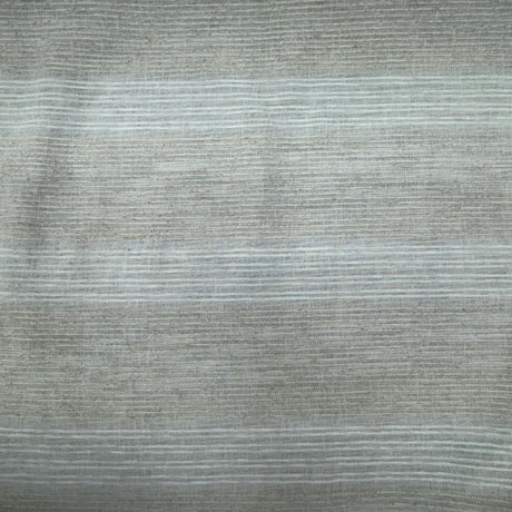 Budah Sheer Polyester Fabric - Striped Ivory, 118" Width (1 Yard)