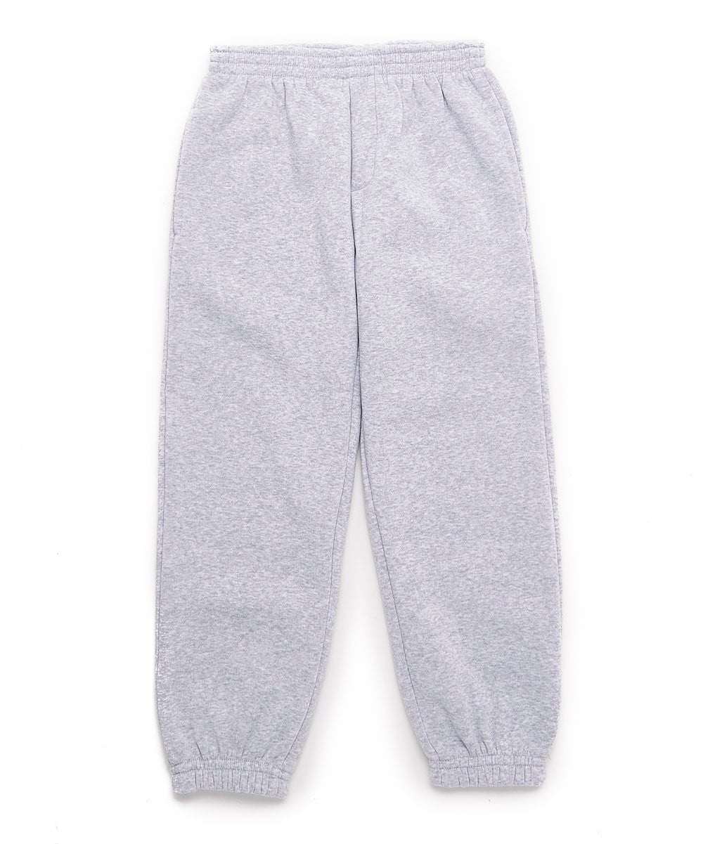 Fleece Sweatpants Fleece Fabric - Black, Burgundy, Navy, D.Grey, L.Grey, Solid, 4/5-16 (1 Pair)