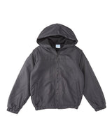 Boys Windbreaker Jacket - Fleece Lined Windbreaker Fabric, Khaki, White, Black, Navy, Hooded, Zipper Closure (1 Unit)