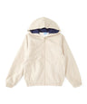 Boys Windbreaker Jacket - Fleece Lined Windbreaker Fabric, Khaki, White, Black, Navy, Hooded, Zipper Closure (1 Unit)