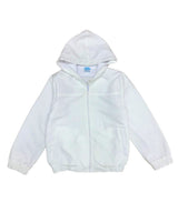 Boys Windbreaker Jacket - Fleece Lined Windbreaker Fabric, Khaki, White, Black, Navy, Hooded, Zipper Closure (1 Unit)