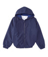 Boys Windbreaker Jacket - Fleece Lined Windbreaker Fabric, Khaki, White, Black, Navy, Hooded, Zipper Closure (1 Unit)