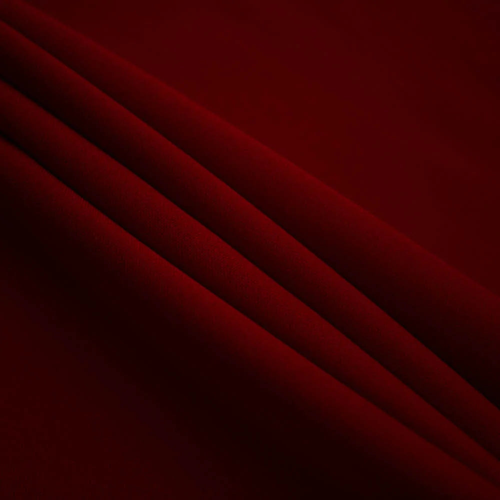 Burgundy Polyester Poplin (120″) Fabric,