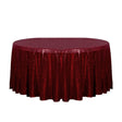 132″ Burgundy Glitz Sequin Round Tablecloth