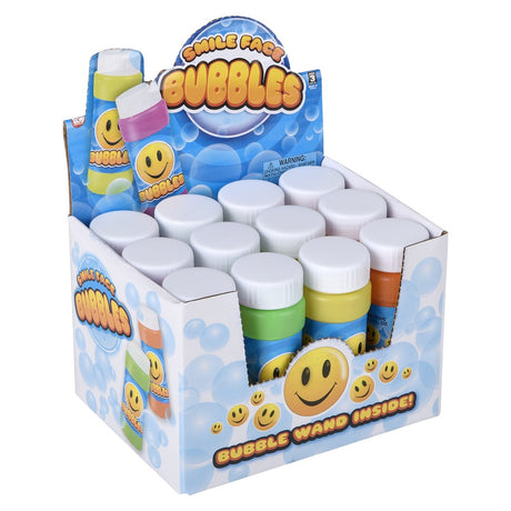 Bubble Bottle Smile Face 2oz (1 DZ)