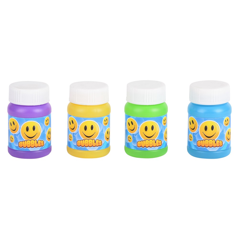 Bubble Bottle Mini Smile Face 1oz (1 DZ)