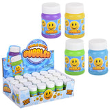Bubble Bottle Mini Smile Face 1oz (1 DZ)