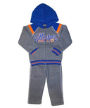 Boy's Basketball All-Star Warm Fleece Tracksuit - Navy, Black, Grey (1 Set)