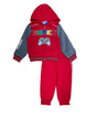 Boys Gamer Tracksuit Polyester Fabric - Embroidery, Red, Royal Blue, Navy (1 Set)
