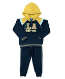 LA California Boy Fleece Set Fleece Fabric - Embroidered Palm Trees, Boy's Tracksuit (1 Set)