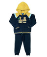 LA California Boy Fleece Set Fleece Fabric - Embroidered Palm Trees, Boy's Tracksuit (1 Set)