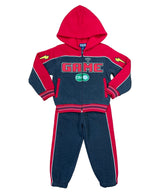 Game On Boys Fleece Boy's Tracksuit Fabric - Charcoal, D Grey, Navy (1 Set)