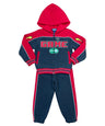 Game On Boys Fleece Boy's Tracksuit Fabric - Charcoal, D Grey, Navy (1 Set)