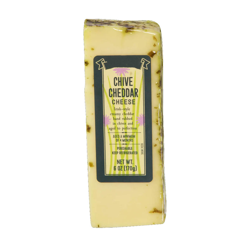 Chive Cheddar Cheese Creamy Herb Infused Aged Cheddar Cheese