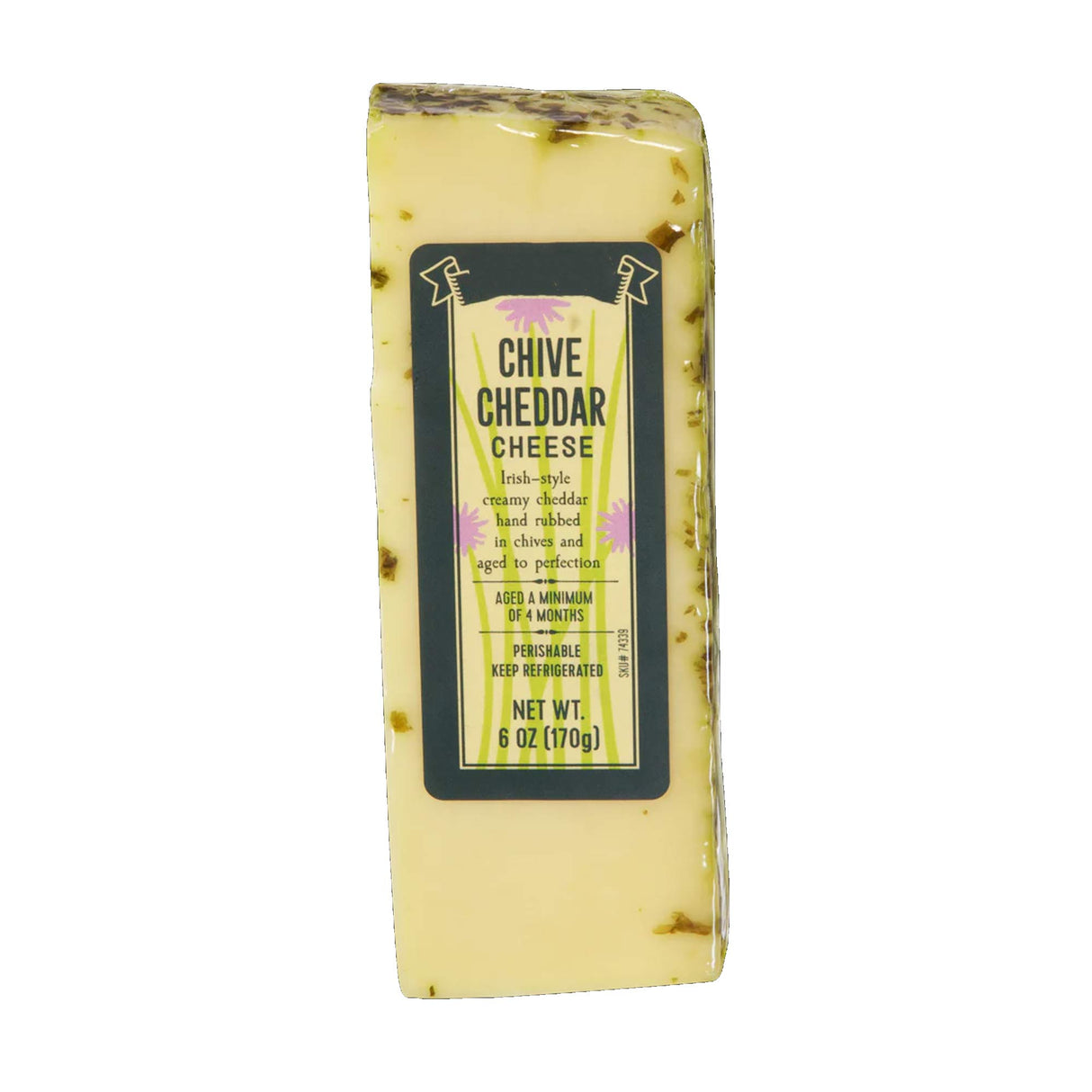 Chive Cheddar Cheese Creamy Herb Infused Aged Cheddar Cheese