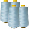 1 Yard Bulk 4 Pack All Purpose Sewing Thread Cones for Machine Stitching standard spool size