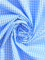 Gingham 1/4" Checkered Poly Cotton Fabric - Checkered Pattern, 57/58" Width (1 Yard)