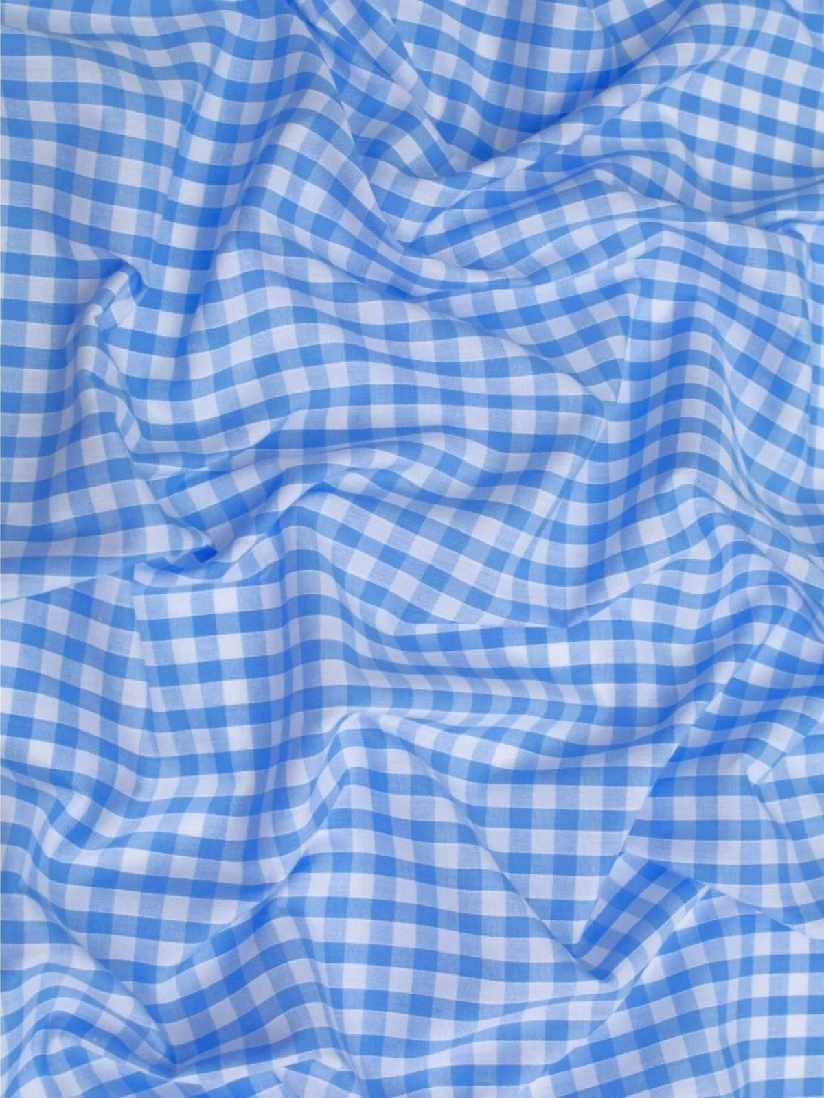 Gingham 1/4" Checkered Poly Cotton Fabric - Checkered Pattern, 57/58" Width (1 Yard)