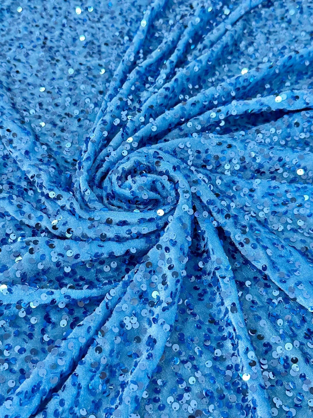 Stretch Sequin Velvet