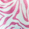 Zebra Print Fleece Polyester Fabric - Zebra Print, 60" Width, 280 GSM (1 Yard)