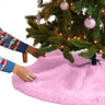 Faux Fur Christmas Tree Skirt 30 Inch