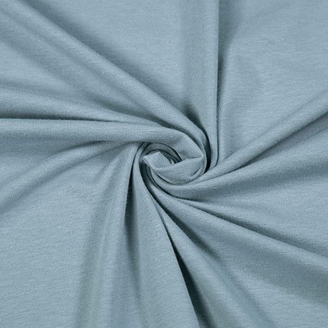 Cotton Spandex Jersey Knit Fabric Baby Blue