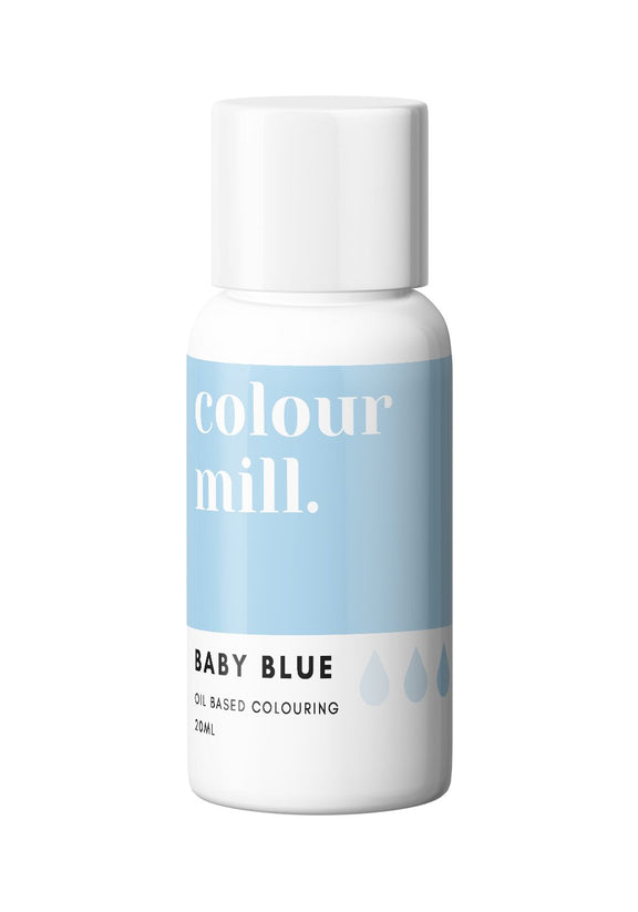 Baby Blue Oil Based Food Coloring for Chocolate Buttercream 20ml