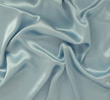 Silk Charmeuse Baby Blue Fabric