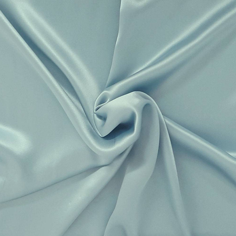 Silk Charmeuse Baby Blue Fabric