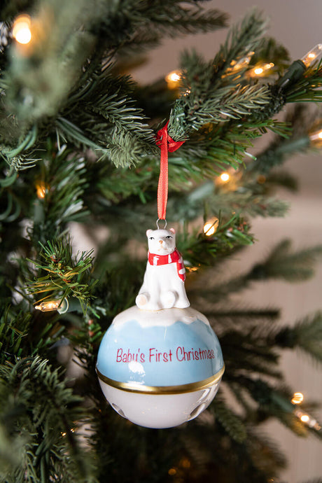 Dolomite Baby’s First Christmas Bell Ornament