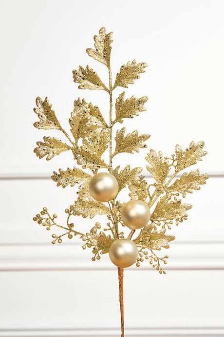 22" Ball Bead Spray - Gold