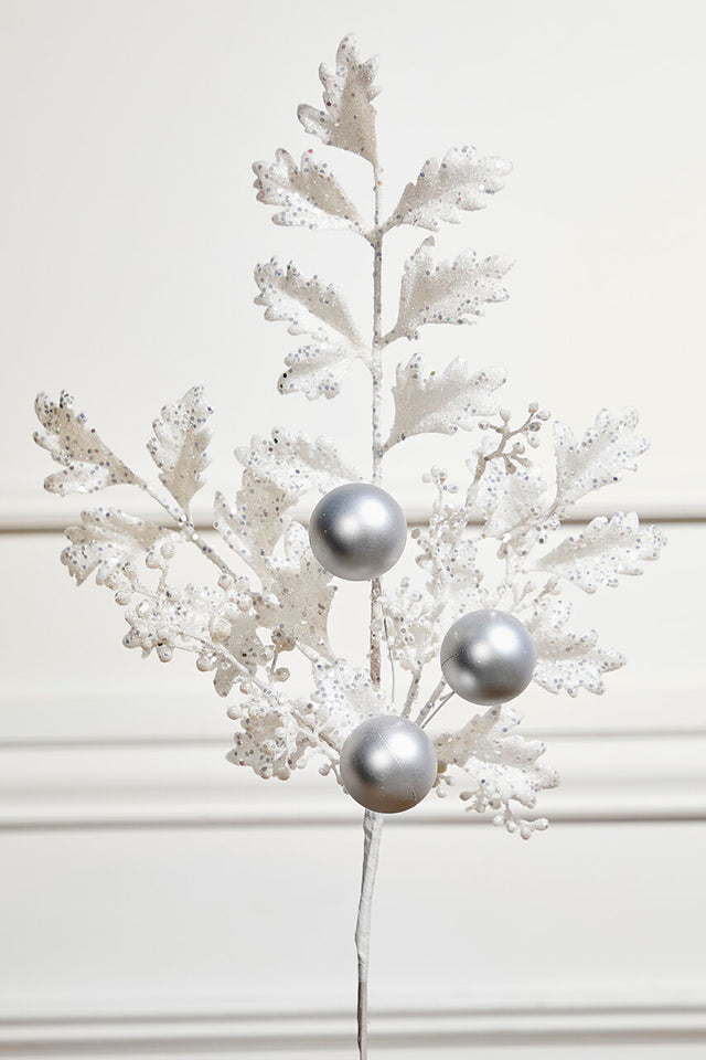 22" Ball Bead Spray - White
