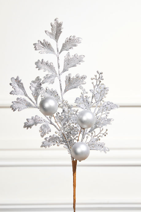 22" Ball Bead Spray - Silver