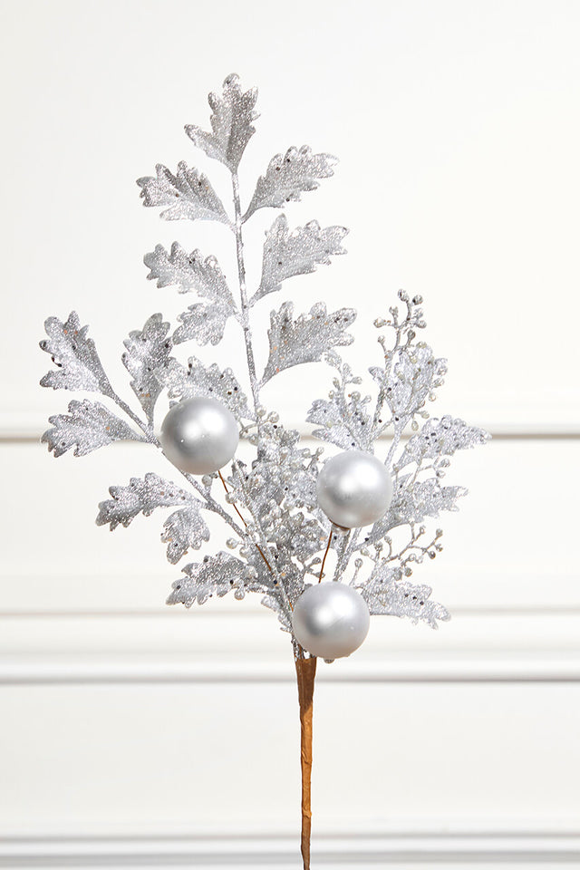 22" Ball Bead Spray - Silver