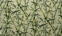 Cotton Upholstery Fabric Bamboo Branches & Leaves