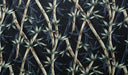 Cotton Upholstery Fabric Bamboo Branches & Leaves