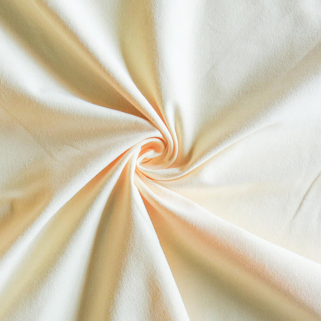 Cotton Lycra Jersey Knit Fabric Banana Creme