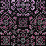 Foil Printed Spandex Bandana Fabric